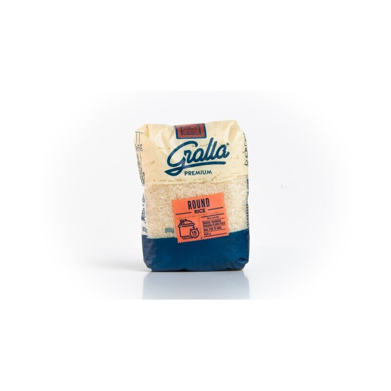 Apvalagrūdžiai ryžiai GRALLA, 800 g