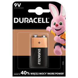 Baterijos DURACELL, 9V, LR61, 1 vnt.