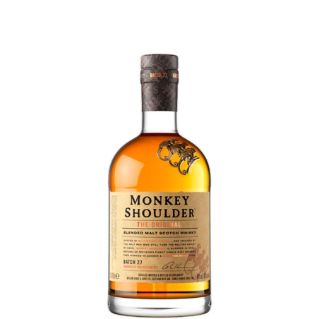 Škotiškas viskis MONKEY SHOULDER SMOKEY BLENDED MALT, 40 %, 0.7 l