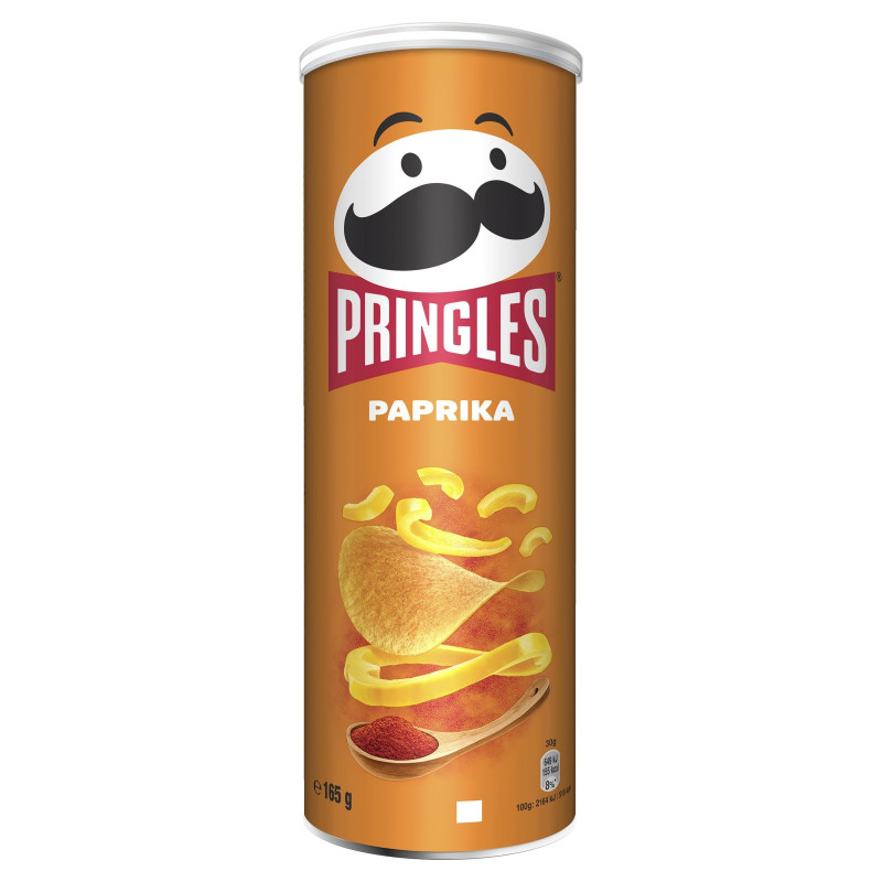 Traškučiai PRINGLES PAPRIKA, 165 g