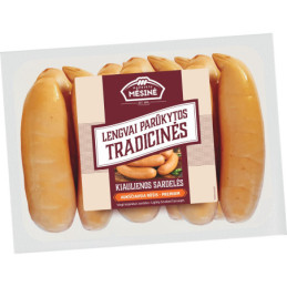 Virtos kiaulienos sardelės, lengvai parūkytos TRADICINĖS, 1 kg