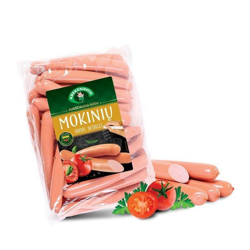 Virtos MOKINIŲ dešrelės, duj., a. r., 1 kg