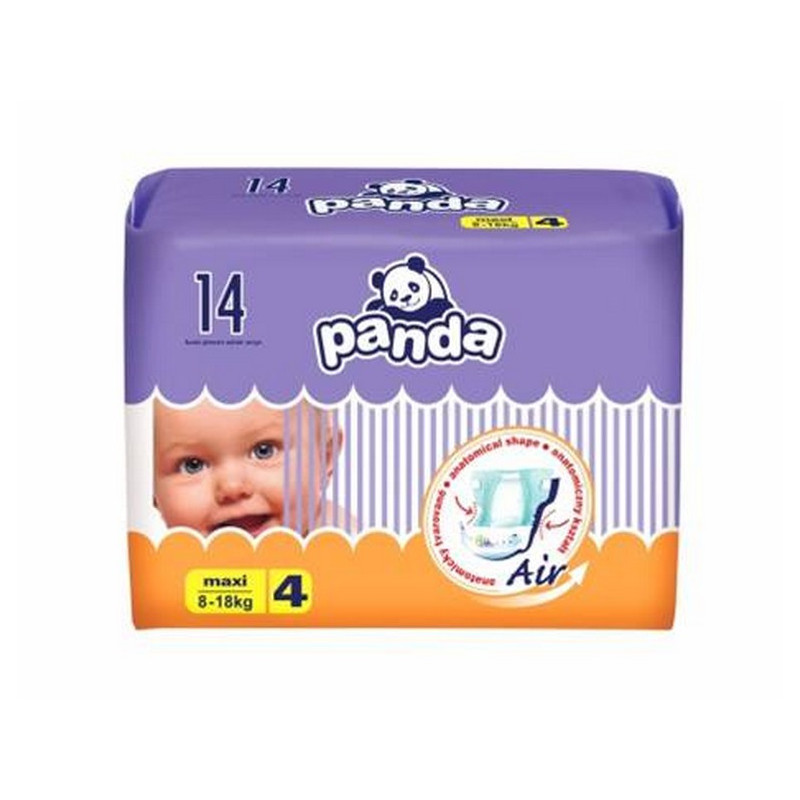 Sauskelnės PANDA MAXI, 8 – 18 kg, 14 vnt