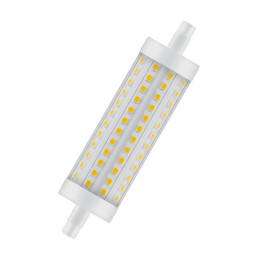 LED lemputė Osram R7S, 118mm, 12.5W, 2700K, 1521lm, skaidri