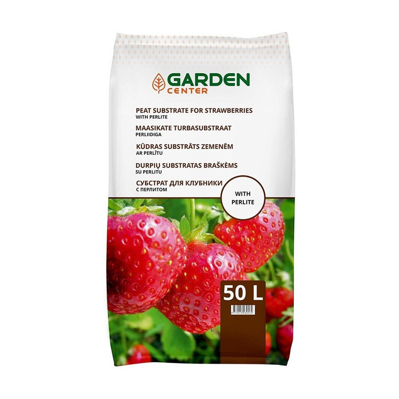 Durpių substratas braškėms GARDEN CENTER, 50 l