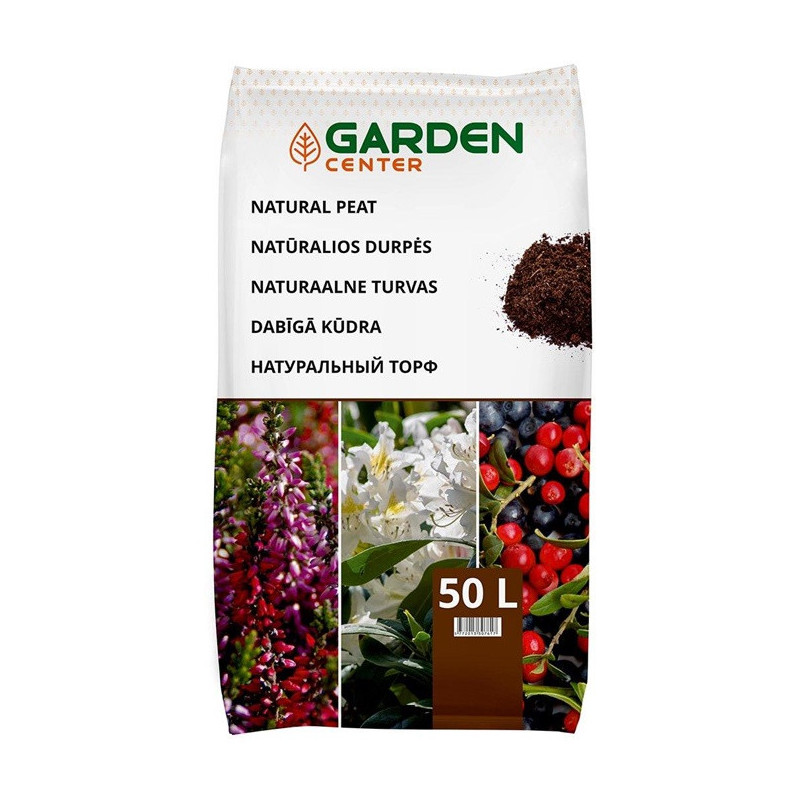Natūralios durpės GARDEN CENTER, 50 l