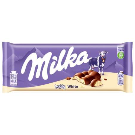 Orinis šokoladas MILKA WHITE, 95 g