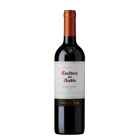 Vynas CASILLERO CARMENERE, raudonas, sausas, 13.5%, 0,75 l