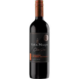 Vynas VINA MAIPO BI-VAR.CARMEN CAB.SAUV,raudonas sausas, 12,5%, 0,75l