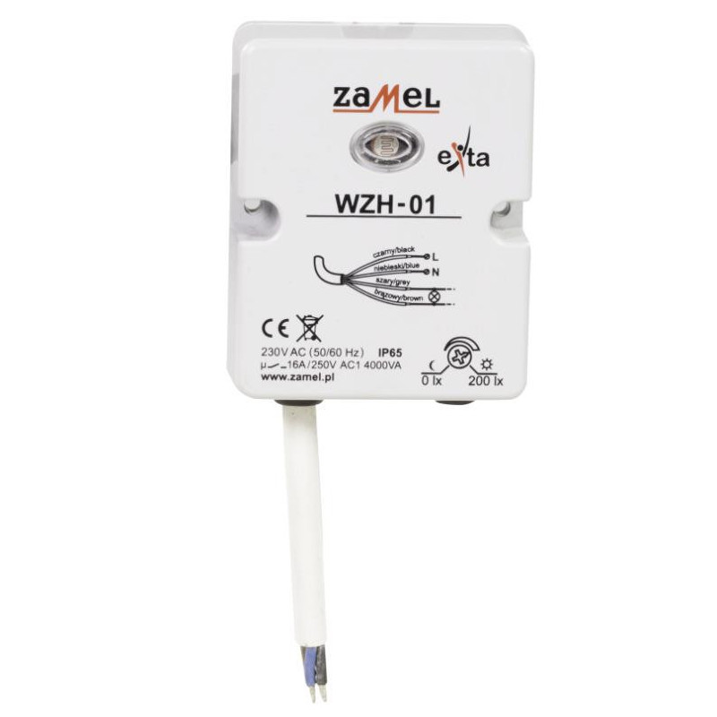 Fotorelė Zamel WZH-01, 16 A, 230 V