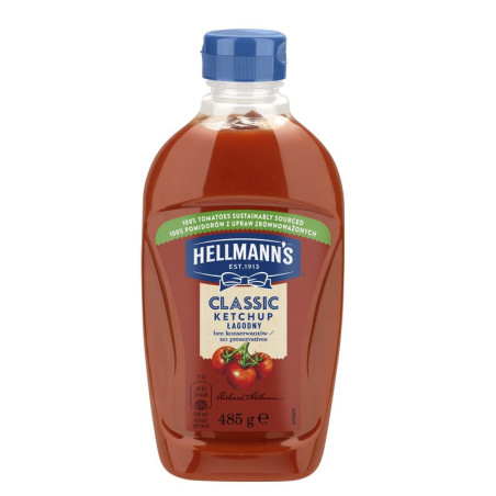 Švelnus kečupas HELLMANNS, 470 g