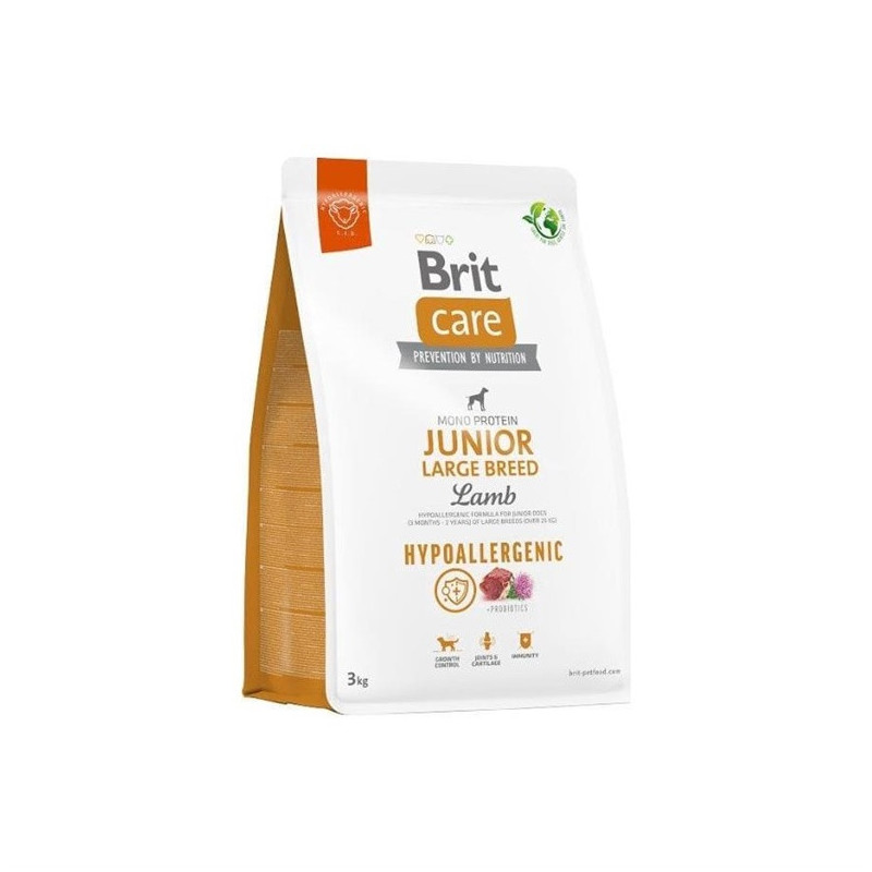 Sausas šunų maistas BritCare Large Breed ėriena/ryžiai 3kg Sausas šunų maistas BritCare Large Breed ėriena/ryžiai 3kg