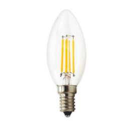 LED lemputė OKKO, B35, E14, 4 W, 470 lm, 2700 K