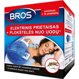 Elektrinis prietaisas Bros uodams atbaidyti 010 I LT, 55 g