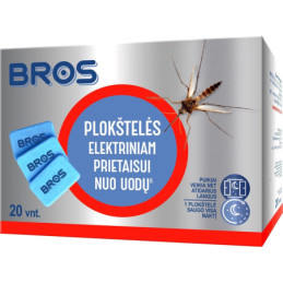 Plokštelė elektriniam prietaisui Bros uodams atbaidyti