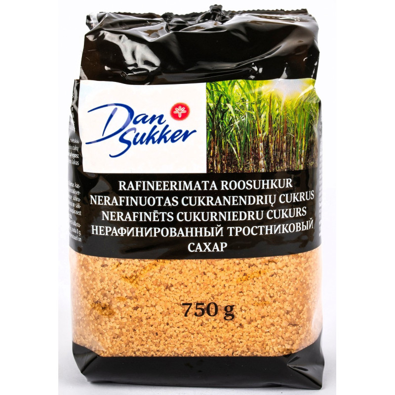 Rudasis cukranendrių cukrus DANSUKEKR, 750 g