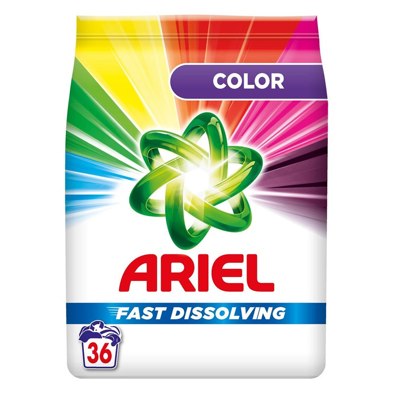 Skalbimo milteliai Ariel color 36 skalbimai, 1.98 kg Skalbimo milteliai Ariel color 36 skalbimai, 1.98 kg