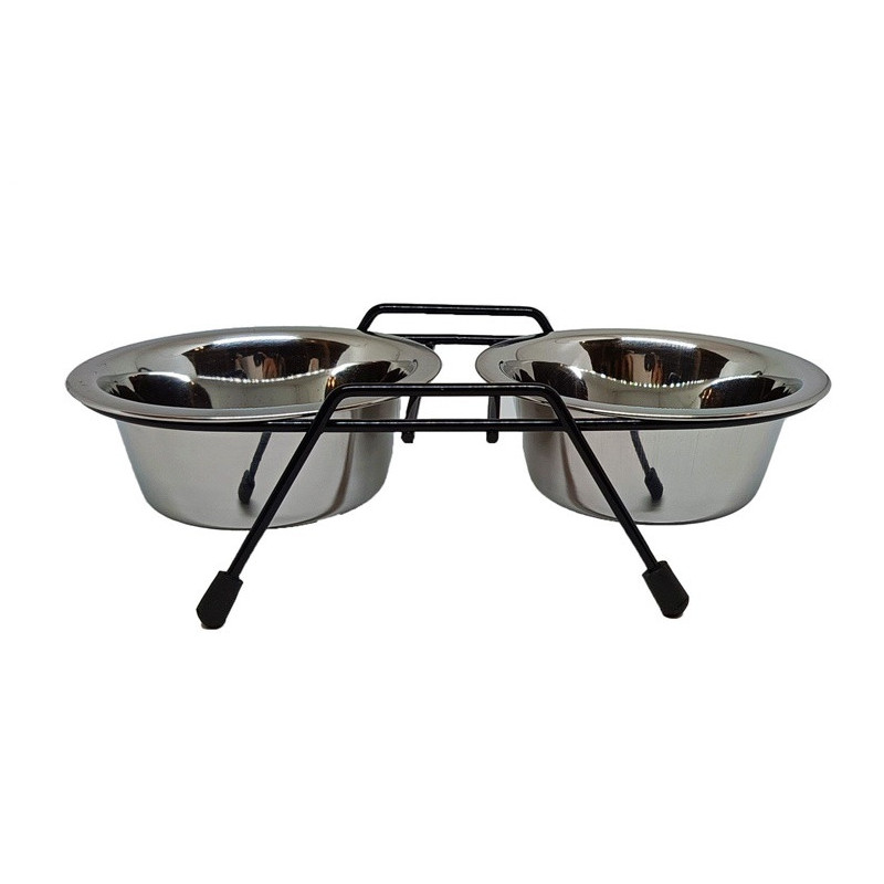 Dubenėlis maitinimui Hoppy Wire Diner Trapeze, 0.45 l, 2 vnt