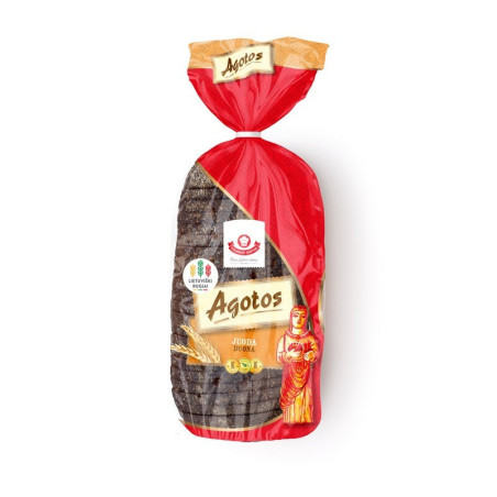 Juoda ruginė AGOTOS duona, raikyta, 800 g