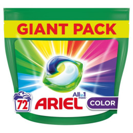 Skalbimo kapsulės Ariel Colour, 72 vnt.