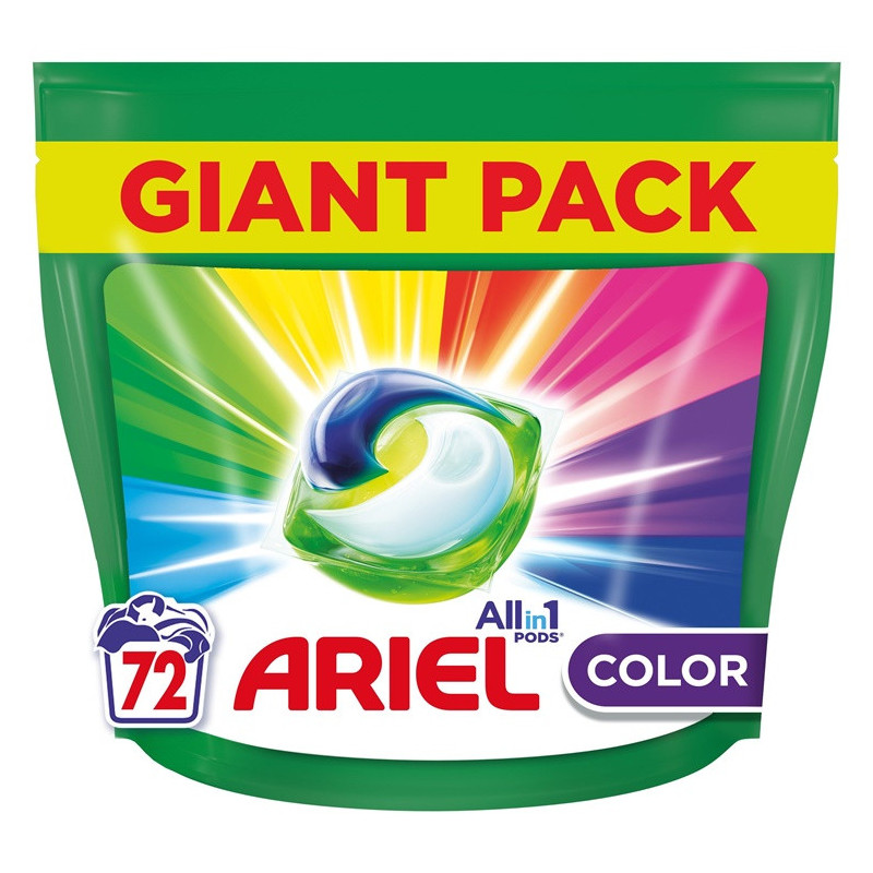 Skalbimo kapsulės Ariel Colour, 72 vnt. Skalbimo kapsulės Ariel Colour, 72 vnt.