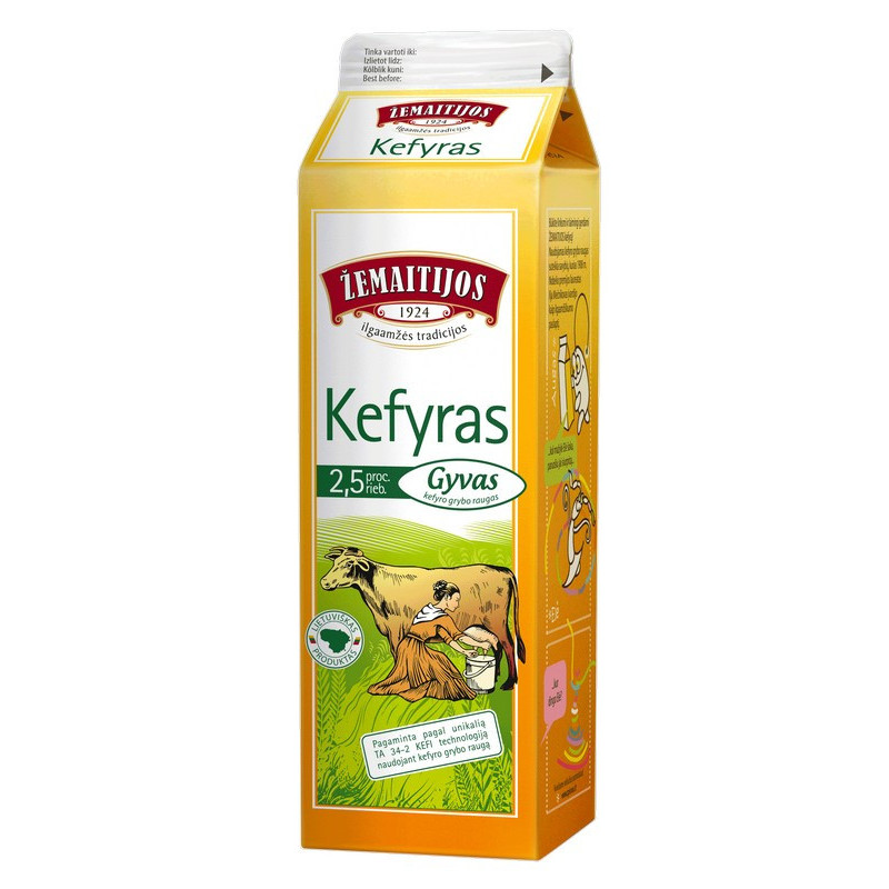 Kefyras ŽEMAITIJOS, 2,5% r., 900 g