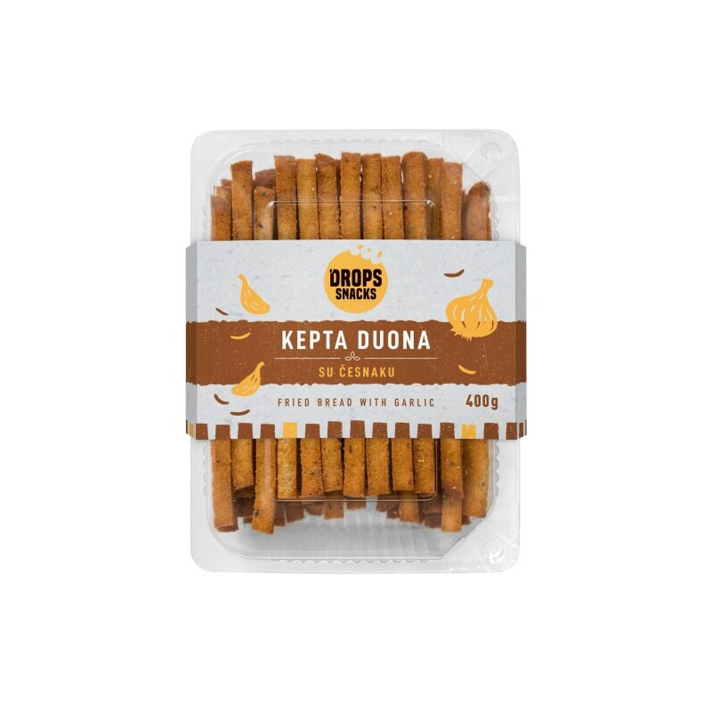 Kepta duona su česnaku DROPS SNACKS, 400 g