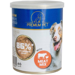 Šlapias šunų maistas, Premium Pet, mėsa, 0.360 kg