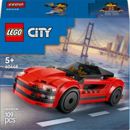 Konstruktorius LEGO® City Red Sports Car 60448, 109 vnt.