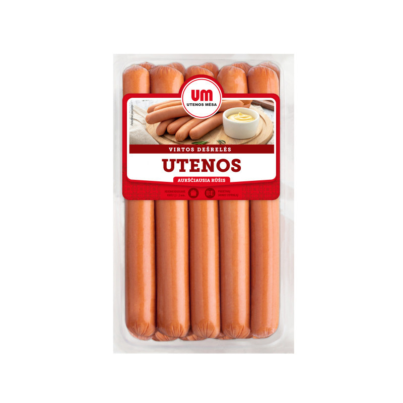 Virtos dešrelės UTENOS MĖSOS, a.r., 860 g