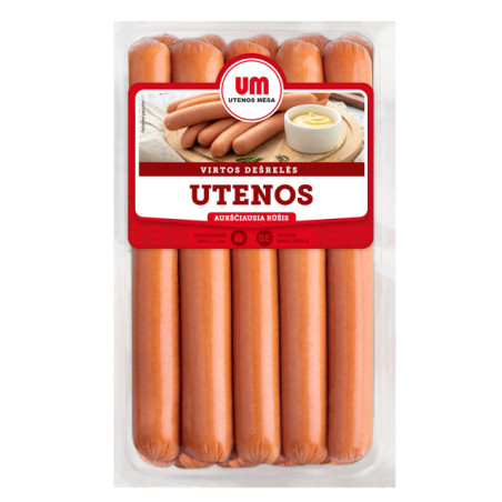 Virtos dešrelės UTENOS MĖSOS, a.r., 860 g
