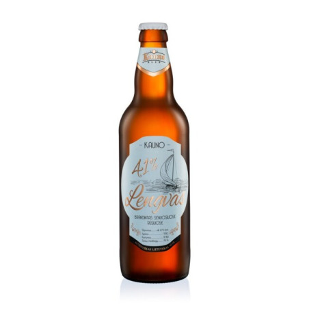 Alus KAUNO lengvas, šviesusis, 4,1 %, but., 500 ml