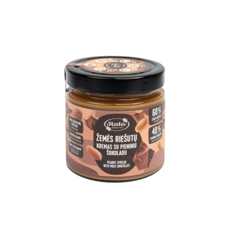 Žemės riešutų kremas su pieniniu šokoladu, 320 g