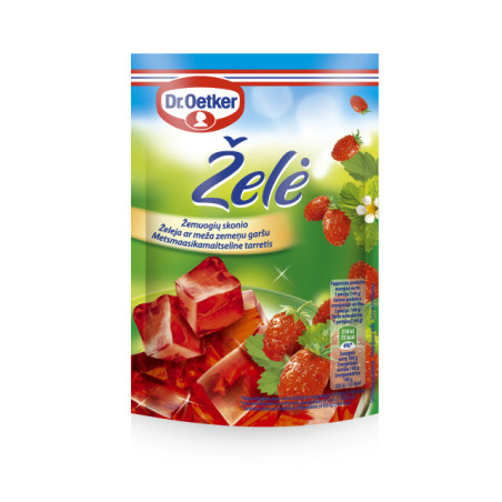 Želė žemuogių skonio DR. OETKER, 72 g