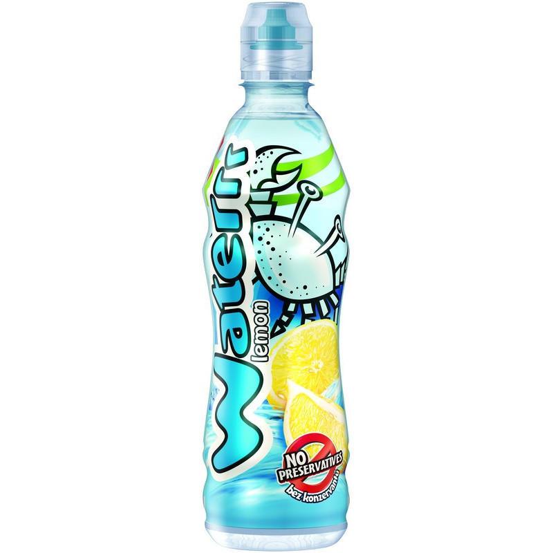 Negazuotas citrinų skonio gėrimas KUBUŠ WATERRR, 500 ml