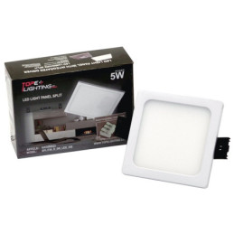 Įmontuojamas šviestuvas Tope Split, 5W, 4000°K, LED, baltas