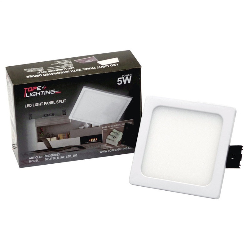 Įmontuojamas šviestuvas Tope Split, 5W, 4000°K, LED, baltas