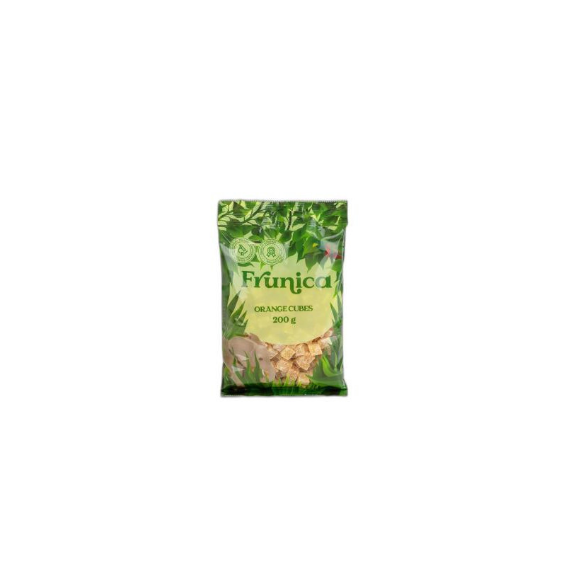 Dž. apelsinas FRUNICA, be pridėtinio cukraus, kubel., 200 g