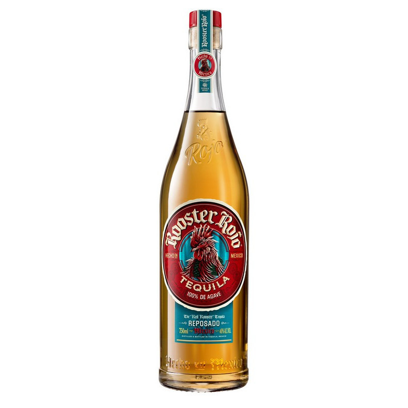 Tekila ROOSTER ROJO REPOSADO, 100% Agave, 38%, 0,7 l