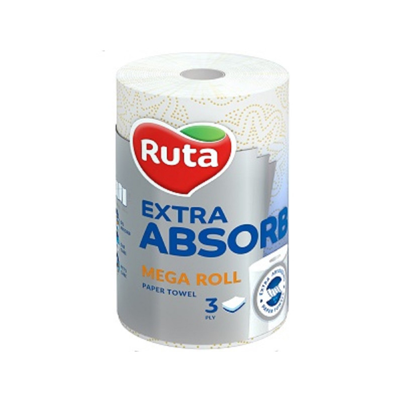 Popieriniai rankšluosčiai RŪTA SELECTA MEGA ROLL, 3 sl., 1 vnt Popieriniai rankšluosčiai RŪTA SELECTA MEGA ROLL, 3 sl., 1 vnt