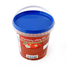 Marinuota silkių filė su daržovių troškiniu,600 g