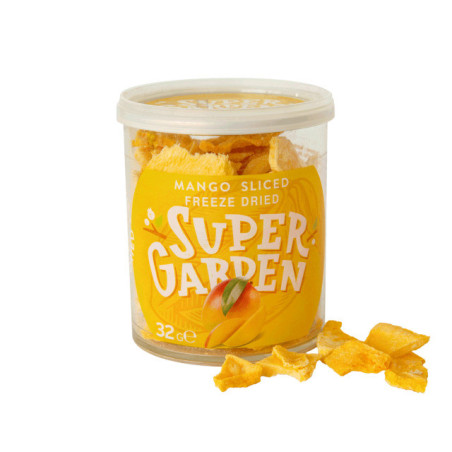 Šaltyje džiovintos SUPERGARDEN, mangų juostelės, 32 g