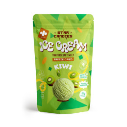 Šaltyje džiovinti ledai STAR CANDIES, kivi skonio, 50 g