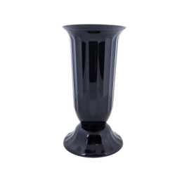 Plastikinė vaza kapams FLORA, juodos sp., 51 cm, 1 vnt.