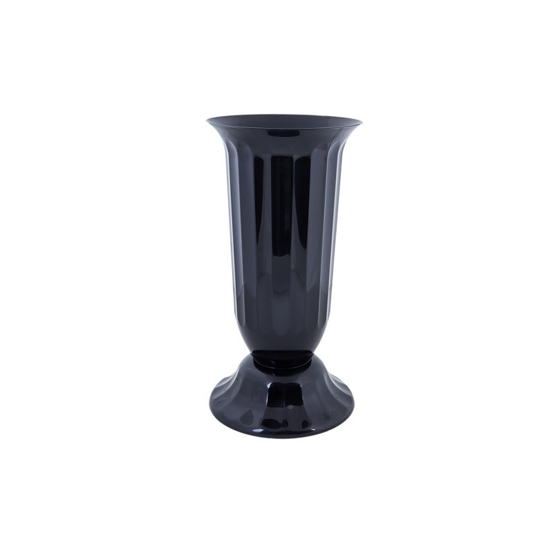 Plastikinė vaza kapams FLORA, juodos sp., 51 cm, 1 vnt.