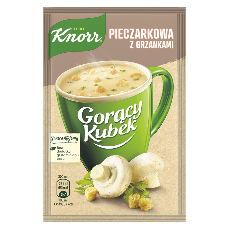 Tiršta pievagrybių sriuba KNORR, 15 g