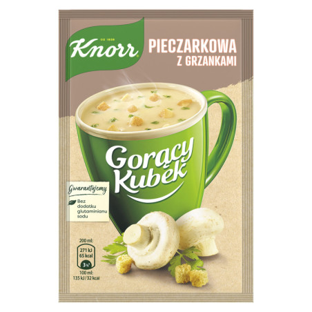 Tiršta pievagrybių sriuba KNORR, 15 g