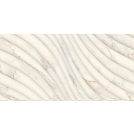 Keraminės dekoruotos sienų plytelės Bliss Gold Str, 30x60cm