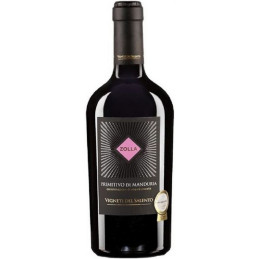 Vynas ZOLLA PRIMITIVO DI MANDURIA, raudonas, sausas, 14 %, 0.75 l