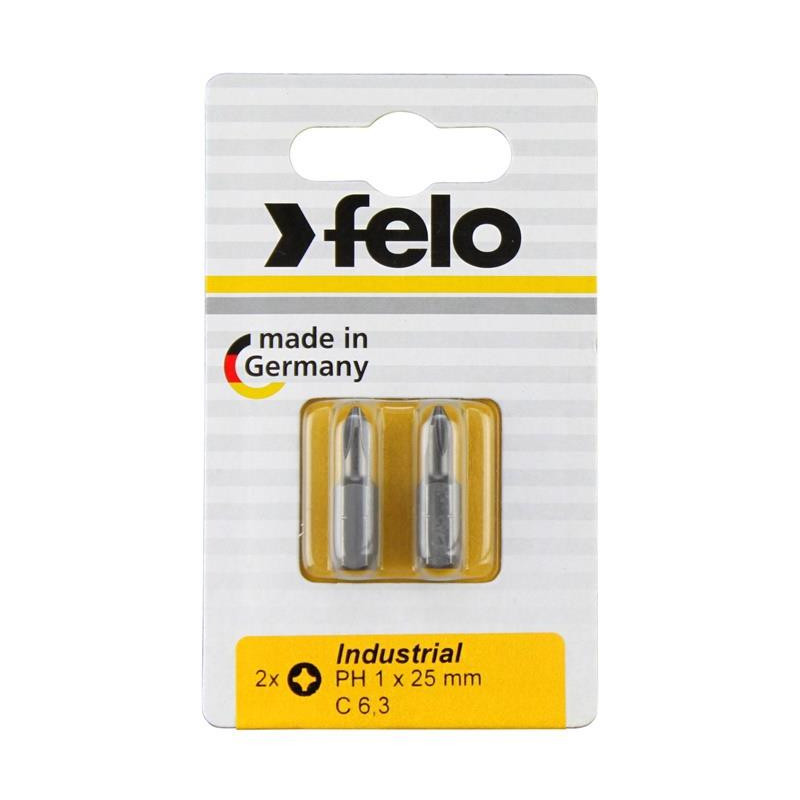 Atsuktuvų antgaliai Felo PH1, 25 mm, 2 vnt Atsuktuvų antgaliai Felo PH1, 25 mm, 2 vnt